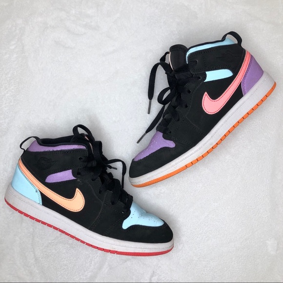 Nike Other - Nike Air Jordan 1 Mid GS Candy Multicolored 2Y Boy